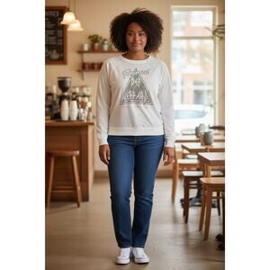 Womens M Recycled Karma Def Leppard Animal 1988 Sweatshirt Fast, Free Shipping